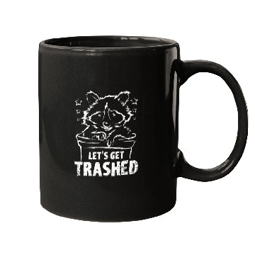 Discover Let's get trashed raccoon Mugs