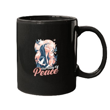 Discover Virgin Mary Our Lady Of Peace Mugs