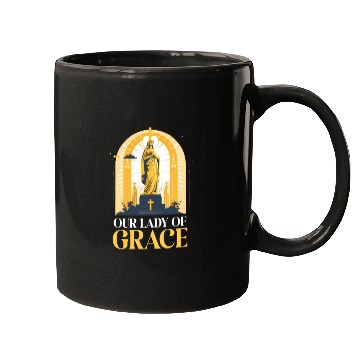 Discover Virgin Mary Our Lady Of Grace Mugs