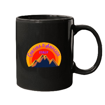 Discover Mountain Cortina d Ampezzo, Italy Mugs