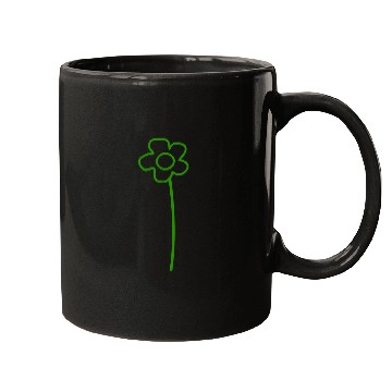 Discover Green Daisies Flower Spring Summer Little Flowers Mugs