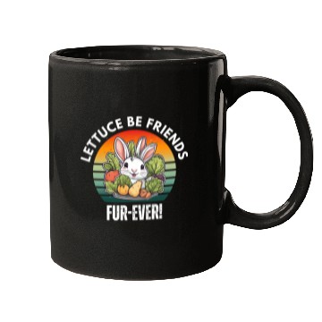 Discover LETTUCE BE FRIENDS FUR-EVER Mugs