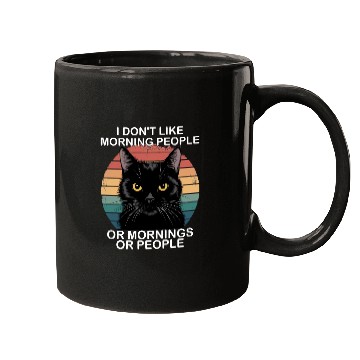 Discover Funny Black Cat Mugs