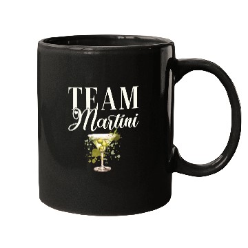 Discover Team Martini Cocktail Bartender Mugs