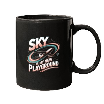Discover Sky Is My New Playground Mugs
