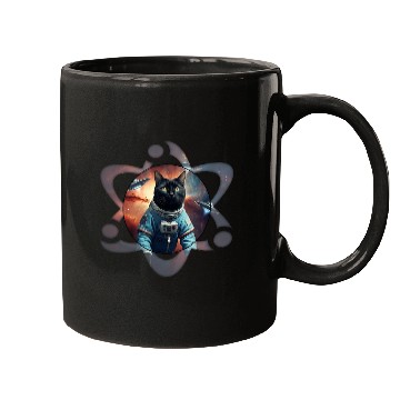 Discover Space Cat Science Mugs