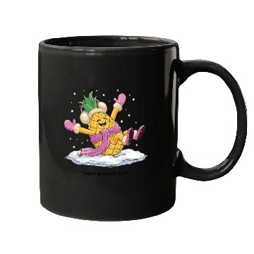 Discover Chillin' pineapple style Mugs