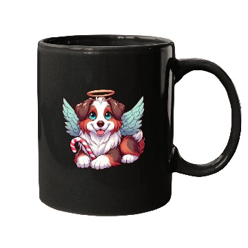 Discover Cute Christmas Dog Australian Shepherd Mugs