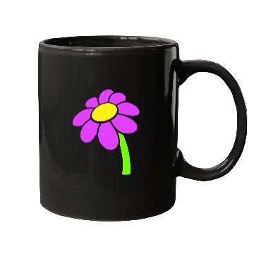 Discover Small Daisy Flower Purple Decorative Nature Design Mugs