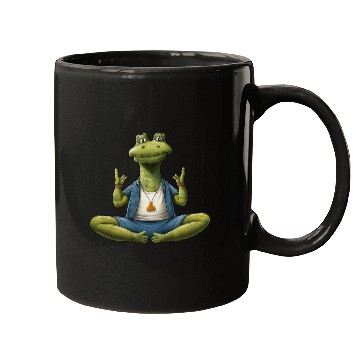 Discover Crocodile Yoga / Yogi Crocodile Mugs