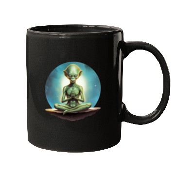 Discover Yoga Aliens Mugs