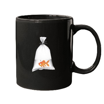 Discover fish in a bag Mugs