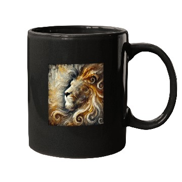 Discover Abstract Lion Mugs