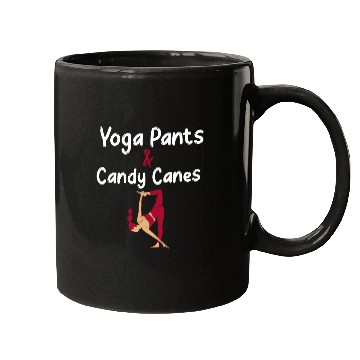 Discover Yoga Pants & Candy Canes Christmas Yoga Mugs