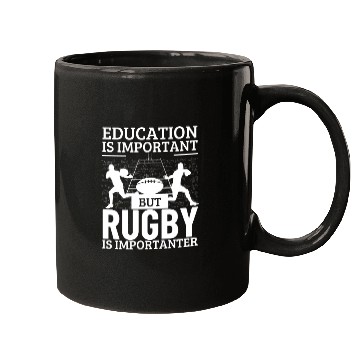 Discover Rugby Player Education Is Important Funny Rugby Mugs