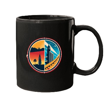 Discover Los Angeles Mugs