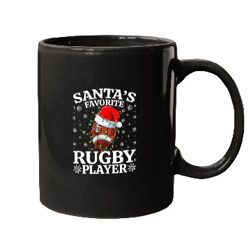 Discover Santa's Favorite Rugby Player Mugs