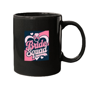 Discover Bride Squad Bachelorette Celebrate wedding Party Mugs