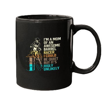 Discover Funny Horseback Riding Cowgirl Barrel Racing Mom Mugs
