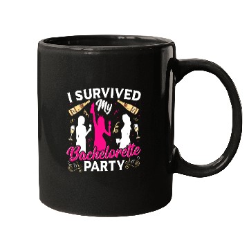 Discover Bridal Party Wedding I Survived My Bachelorette Mugs