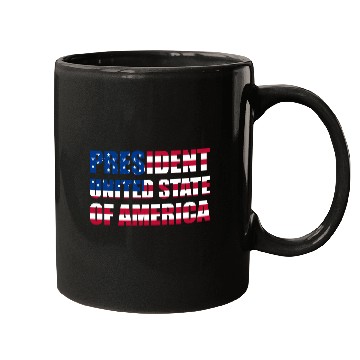 Discover American Flag President Mugs design