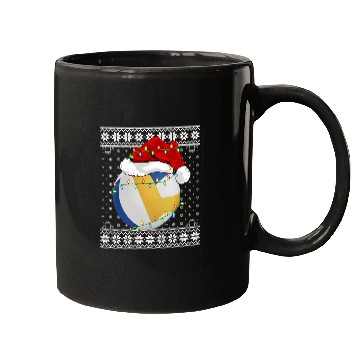 Discover Volleyball Player Ugly Christmas Mugs