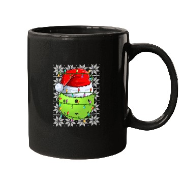 Discover Pickleball Christmas Lights Mugs