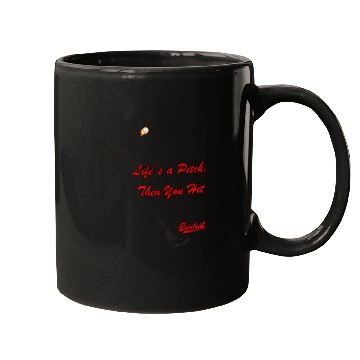Discover 018 Lifes a Pitch Mugs