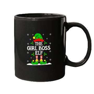 Discover Girl Boss Elf Christmas Mugs