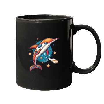 Discover Super Funky Funk Dolphin Mugs