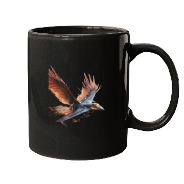Discover Sky Fighter with Phoenix Wings" Mugs