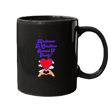 Discover Kindness Is Limitless, Spread It Freely! Mugs