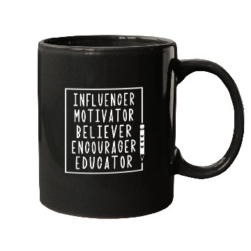 Discover Influencer Motivator Educator Mugs
