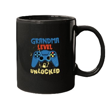 Discover Pregnancy Announcement Grandma Level Unlocked Gran Mugs