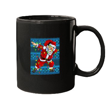 Discover Dabbing Santa Christmas Tree Lights Mugs