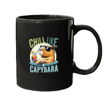 Discover gift idea funny quote zen design Capybara Mugs