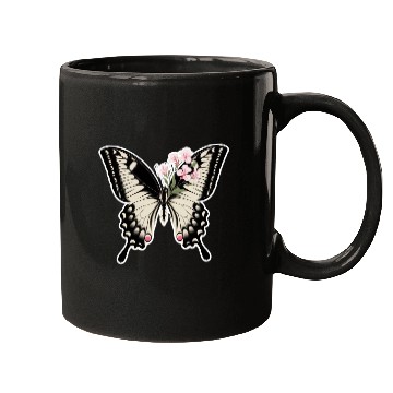 Discover Elegant Butterfly Floral Mugs