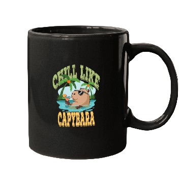 Discover gift idea funny quote zen design Capybara Mugs