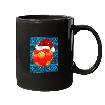 Discover Handball Christmas Lights Mugs