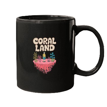 Discover Rainbow Coral Land Mugs