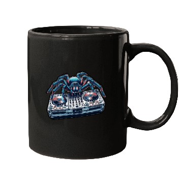 Discover DJ Spider On The Controller-creative Design Mugs