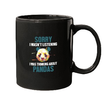 Discover Was Thinking About Pandas Panda Bear Friend Giant Mugs