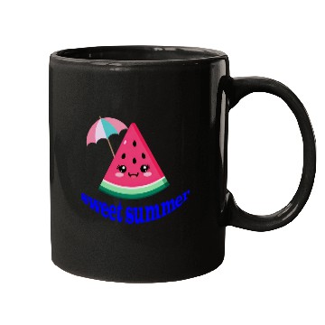 Discover Playful Watermelon Summer Design Mugs