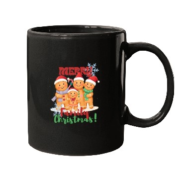 Discover Gingerbread Family Christmas Mugs