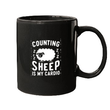 Discover Counting Sheep is My Cardio Mugs