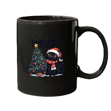 Discover FUNNY CHRISTMAS CAT Mugs