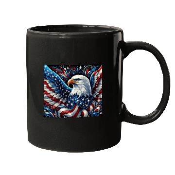 Discover Patriotic Eagle Mugs
