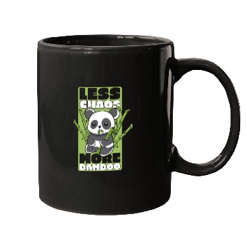 Discover Less Chaos More Bamboo Panda Bear Friend Lover Mugs