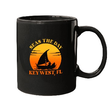 Discover Sunshine-State Florida SEAS DAY KEY-WEST, FL Mugs
