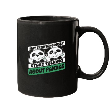 Discover Spontaneously Start Talking About Panda Friend Mugs